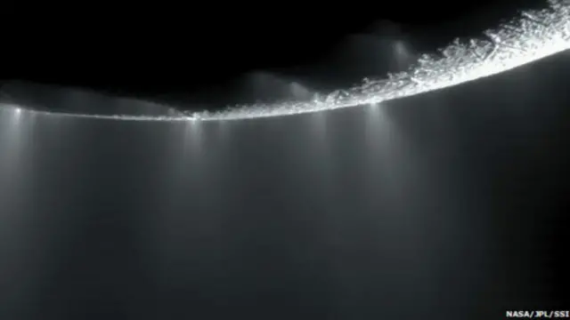 Lua Enceladus, de Saturno (Nasa)
