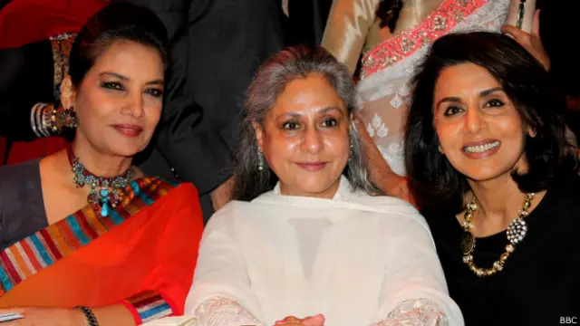 शबाना आज़मी, जया बच्चन और नीतू सिंह