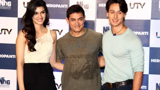 कीर्ति सैनन, आमिर ख़ान और टाइगर श्रॉफ़