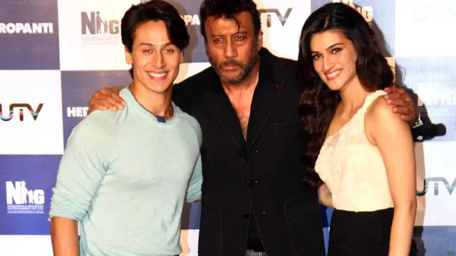 टाइगर श्रॉफ़, जैकी श्रॉफ़, कीर्ति सैनन