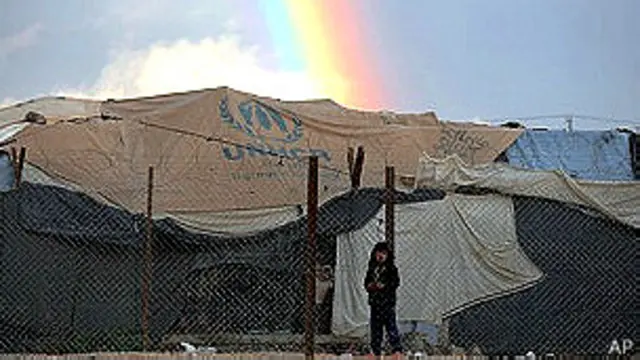 Niño en el campo de refugiados Zaatari 