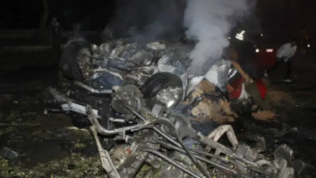 صورة أرشيفية لانفجار سيارة ملغومة في سوريا