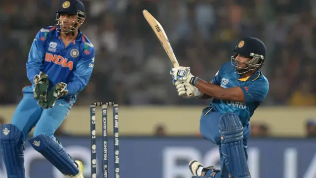 سنگاکارا نے عمدہ بیٹنگ کرتے ہوئے ٹیم کی کامیابی میں اہم کردار کیا۔