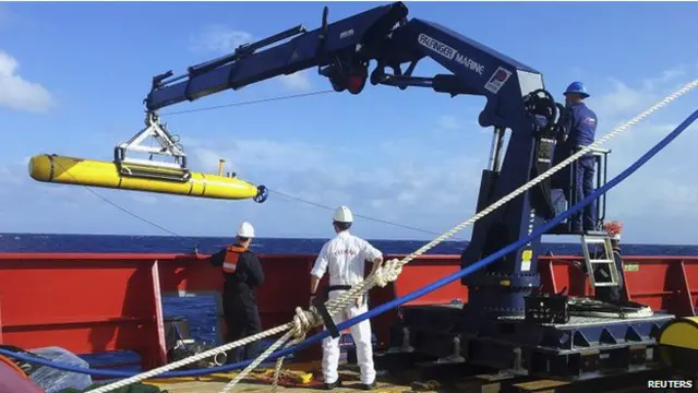 El Ocean Shield también cuenta con un "drone" submarino.