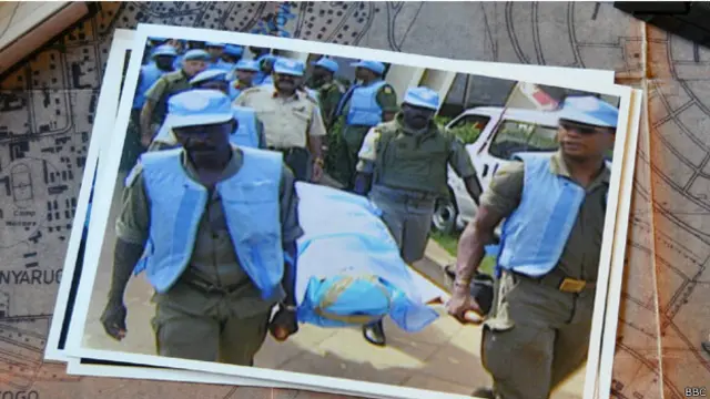 El momento en que el cadáver de Mbaye iba a ser repatriado