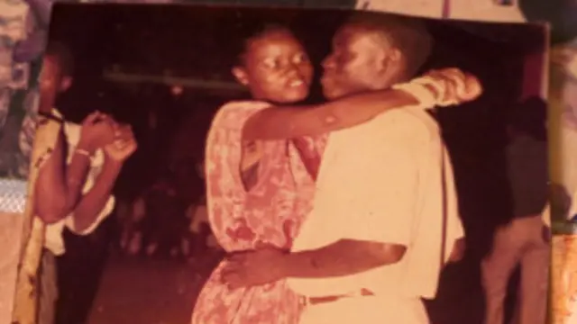Mbaye y su esposa Yacine