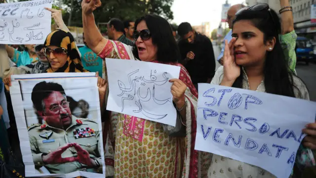 پرویز مشرف کو اکبر بگٹی کے قتل کے الزامات کا بھی سامنا ہے۔