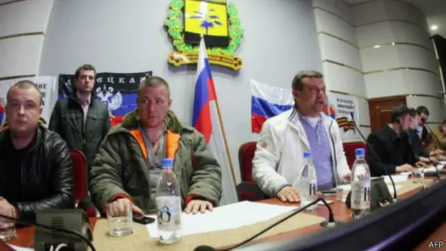 Aktivis Pro-Rusia di Donetsk