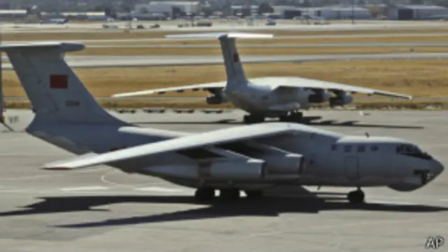 Avión Ilyushin de China