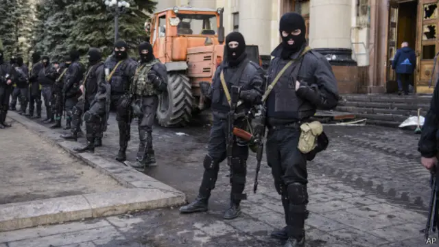 Спецподразделения украинской милиции в Харькове