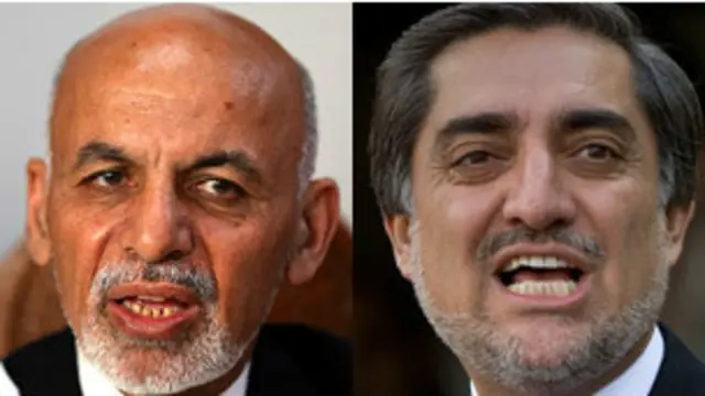 عبداللہ عبداللہ اور اشرف غنی