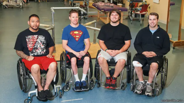 Ендрю Міс, Дастін Шилкокс, Кент Стівенсон і Роб Саммерс лікувалися у дослідницькому центрі Луїсвільського університету
