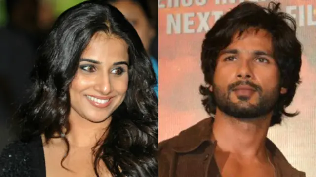 शाहिद कपूर और विद्या बालन