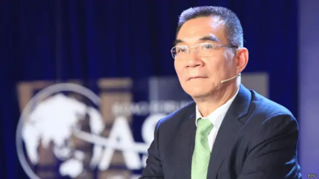 世界银行前任首席经济学家、北京大学国家发展研究院教授林毅夫（09/04/2014，BBC中文网照片）