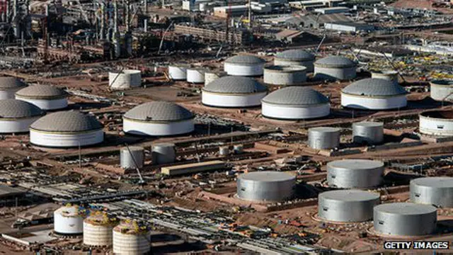 Refinería de Petrobras en construcción