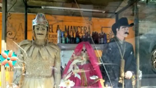 La Santa Muerte y Jesús Malverde, santos de los narcotraficantes mexicanos