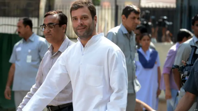 راهول ګاندي د کانګرس ګوند له خوا صدراعظمۍ ته کاندید دی. نوموړي خپله رایه په ډهلي کې وکاروله.