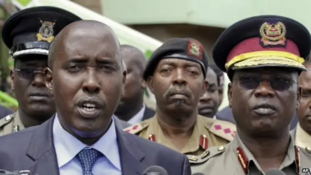 نفى وزير الداخلية الكيني جوزيف أولي لينكو أي تورط رسمي في مقتل مقبوري.