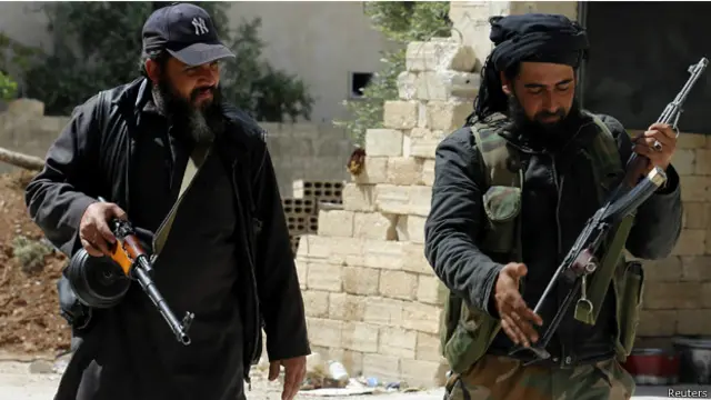 مسلحو المعارضة في حمص