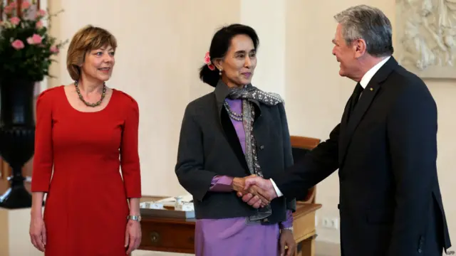 Daw Aung San Suu Kyi at Germany