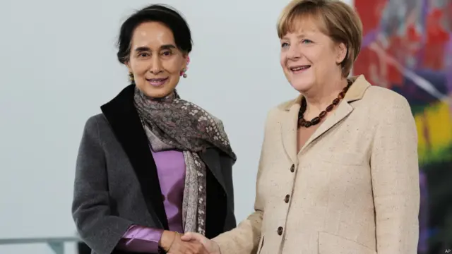 Daw Aung San Suu Kyi at Germany