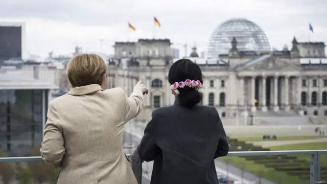 Daw Aung San Suu Kyi at Germany