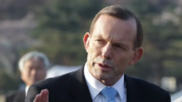 ඔස්ට්රේලියානු අගමැති ටෝනි ඇබට්