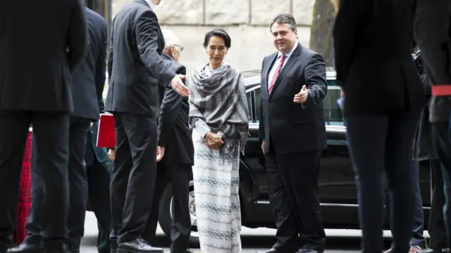 Daw Aung San Suu Kyi at Germany