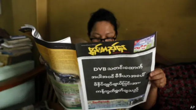 Surat kabar di Myanmar