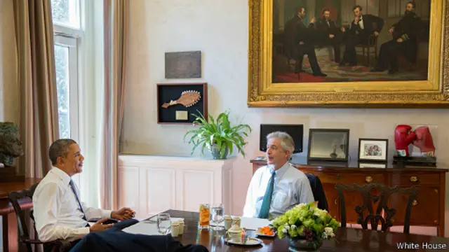 ویلیام برنز و باراک اوباما