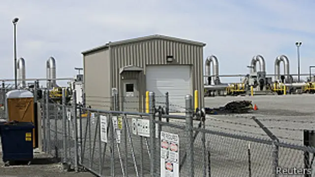 Estación de bombeo de TransCanada en las afueras de Steele City, Nebraska