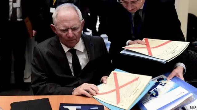 وزیر دارایی آلمان در آتن