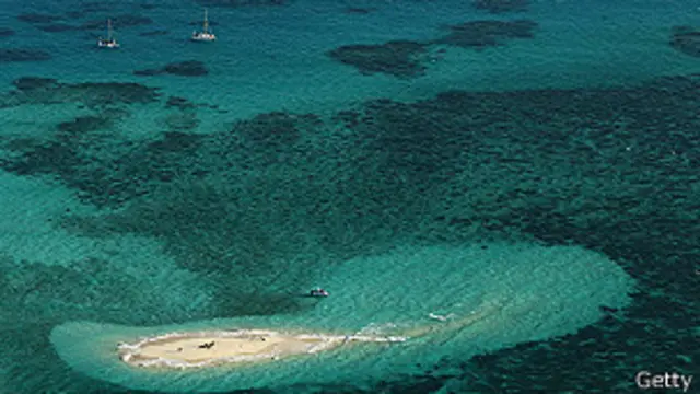 Cayo de Vlassof en la Gran barrera de coral en Australia