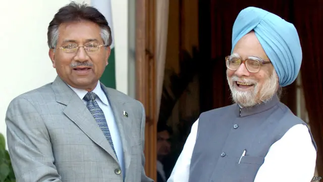 मनमोहन सिंह और परवेज मुशर्रफ़