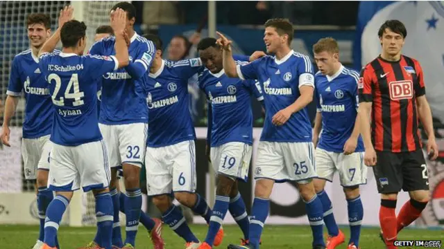 "گازپروم" حامی مالی شالکه 04 یکی از بزرگترین تیم های فوتبال آلمان است