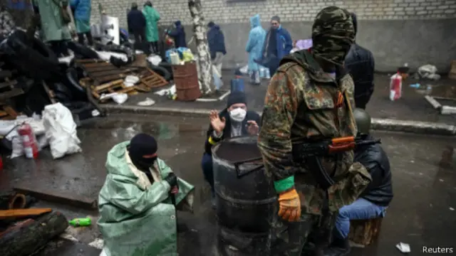 На улицах Славянска