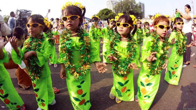 Water Festival in Burma