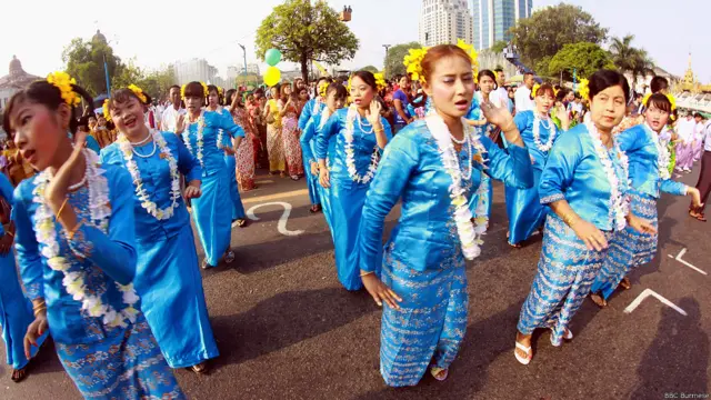 Water Festival in Burma