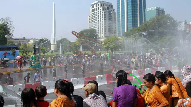 Water Festival in Burma
