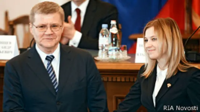 Юрий Чайка и Наталья Поклонская