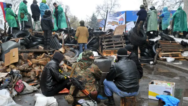 Баррикады в Славянске