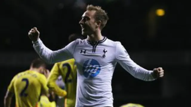 埃里克森是去年八月以1150萬英鎊身價加盟白鹿巷的