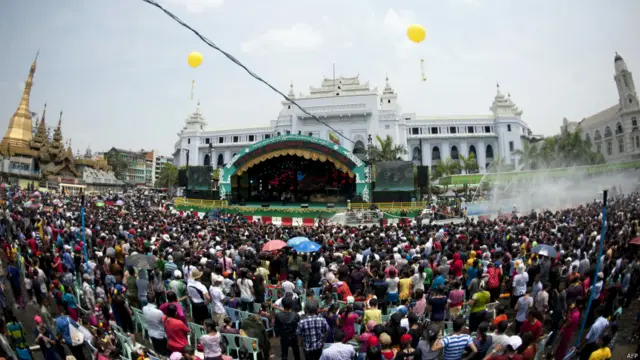 Water Festival in Burma