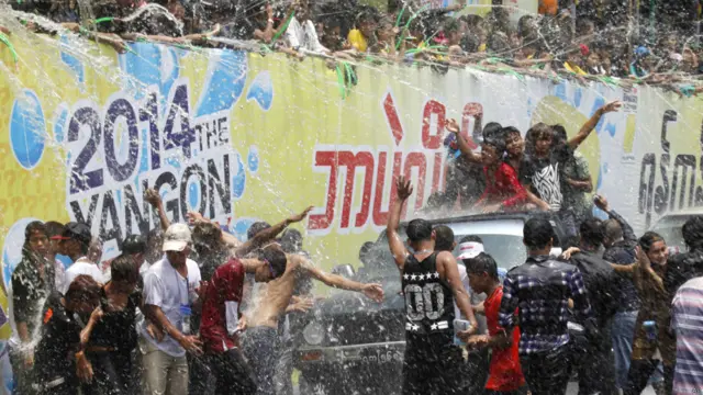 Water Festival in Burma