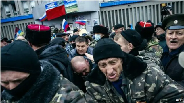 乌克兰东部的亲俄武装组织