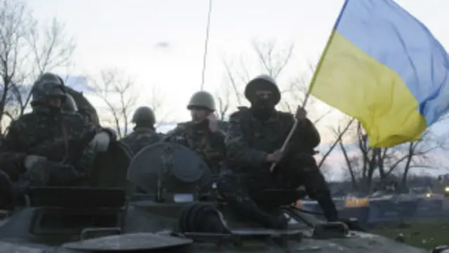 تېره ورځ اوکرايني زغروال گاډي په لوى شمېر کې ليدل کېدل