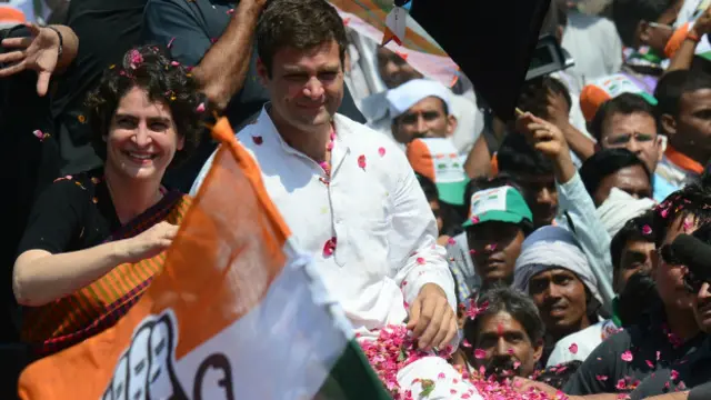 راہل اور پرینکا گاندھی