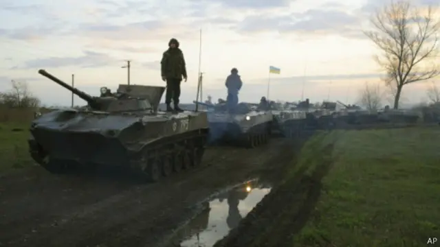 Украинская армия у Славянска