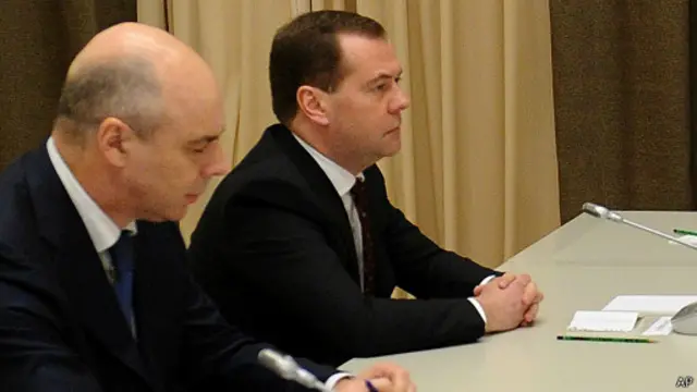 Антон Силуанов и Дмитрий Медведев