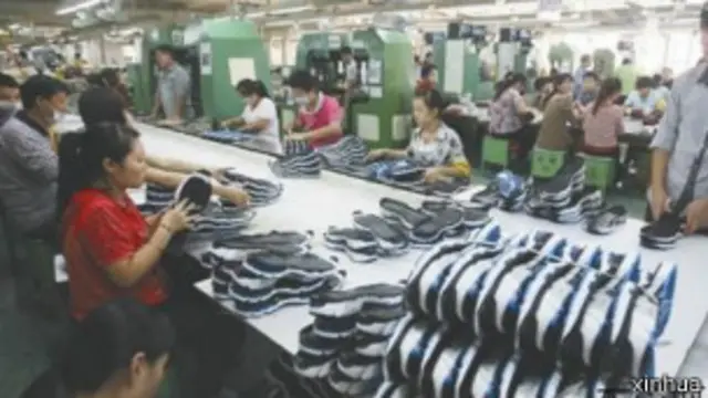 東莞裕元鞋廠是世界上最大的運動鞋代工廠